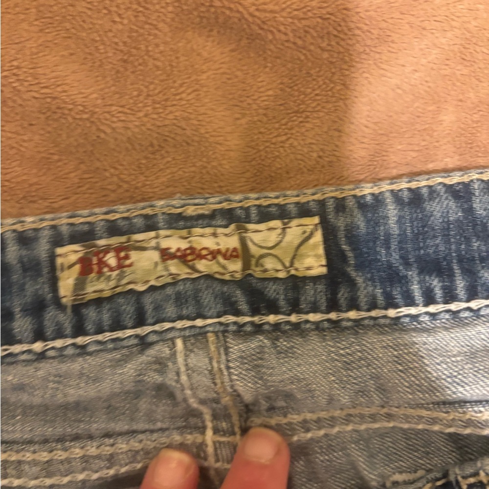 BKE Flare Jeans in Classic Blue - Picture 3 of 3